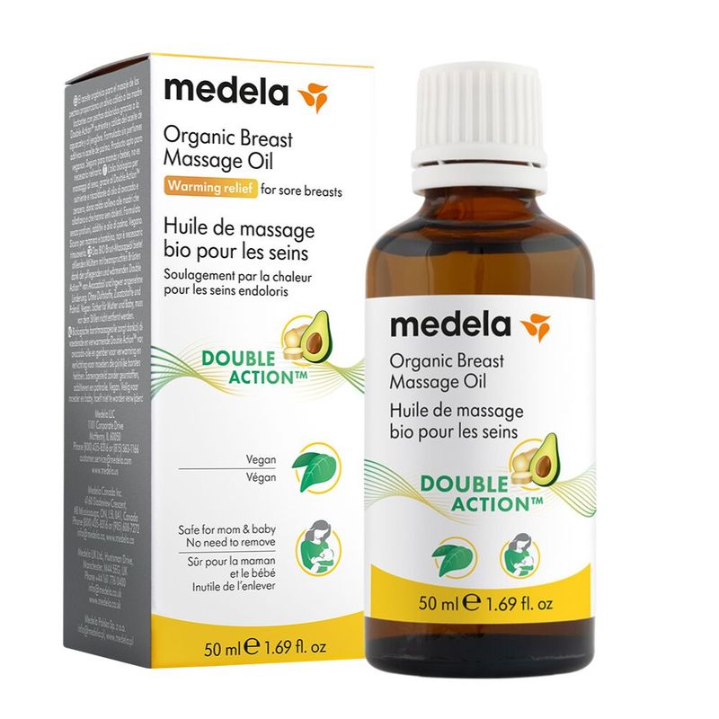 Medela organic breast massage oil, 50ml