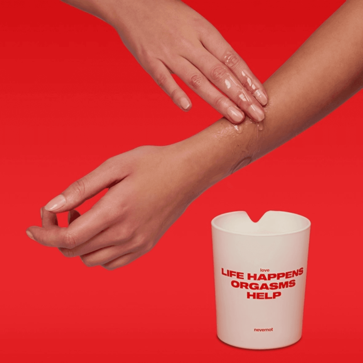 Nevernot Duftlys - som blir til massasjeolje når det er tent