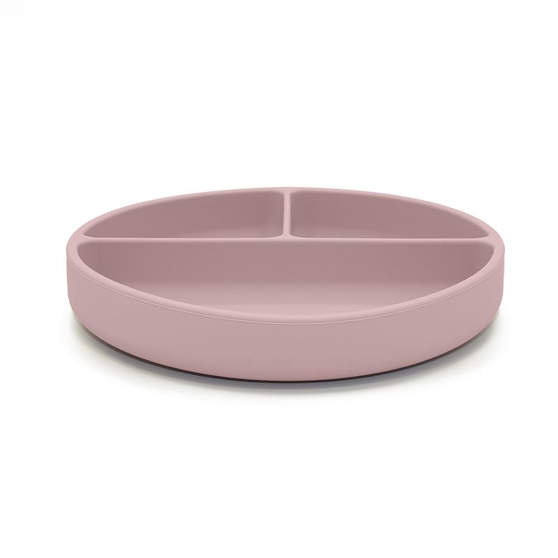 Summerville Organic Tallerken delt silikon, pale mauve