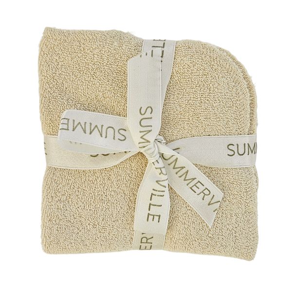 Hovedbilde Summerville Organic vaskekluter, 5pk, Sandshell