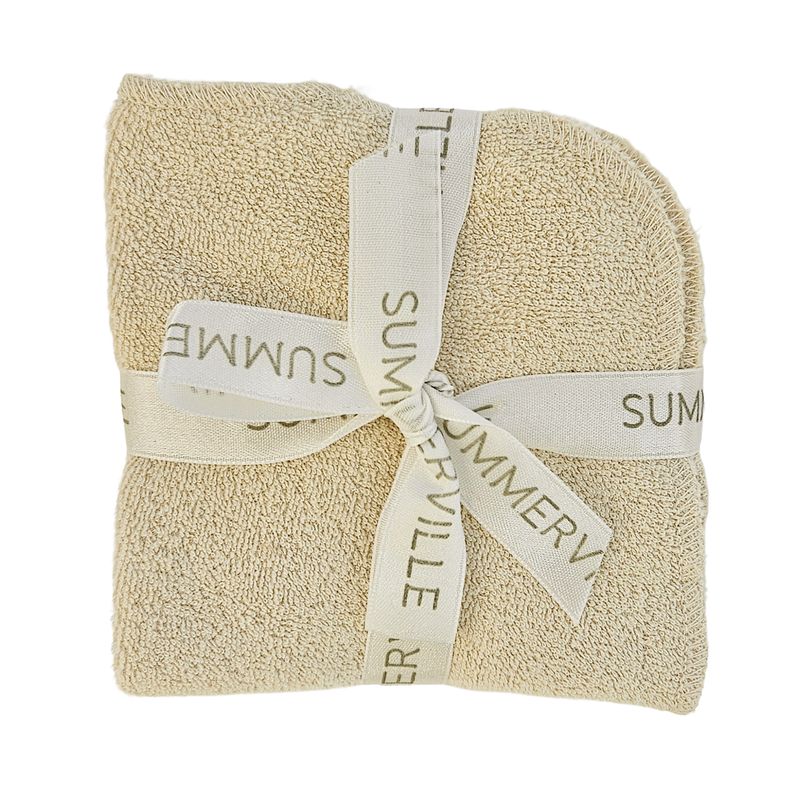 Summerville Organic vaskekluter, 5pk, Sandshell