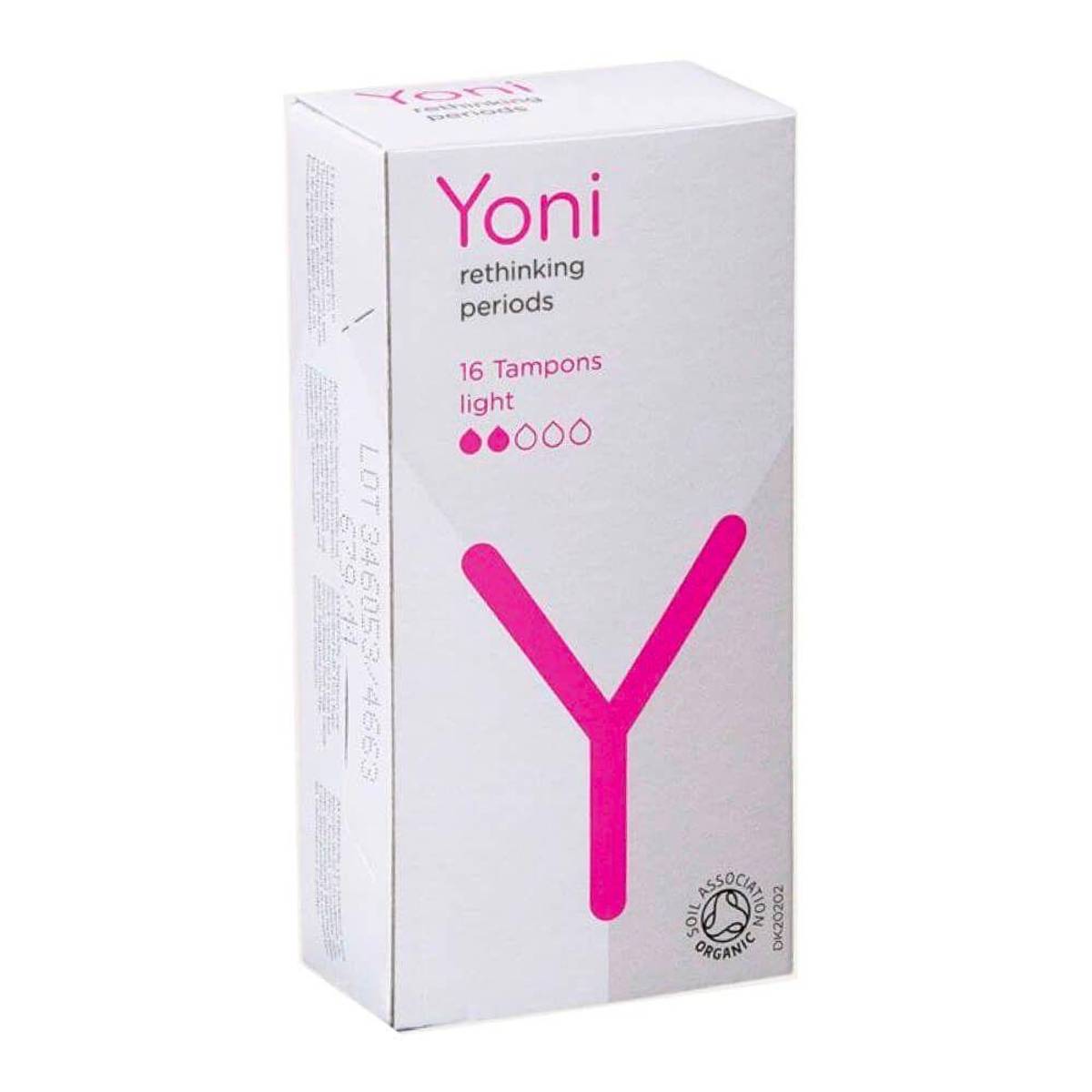 Yoni Organic tampons light, 16stk