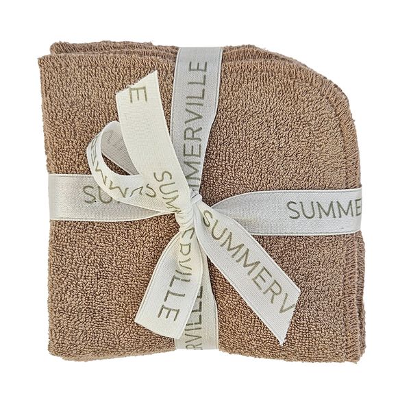 Hovedbilde Summerville Organic vaskekluter, 5pk, Warme taupe