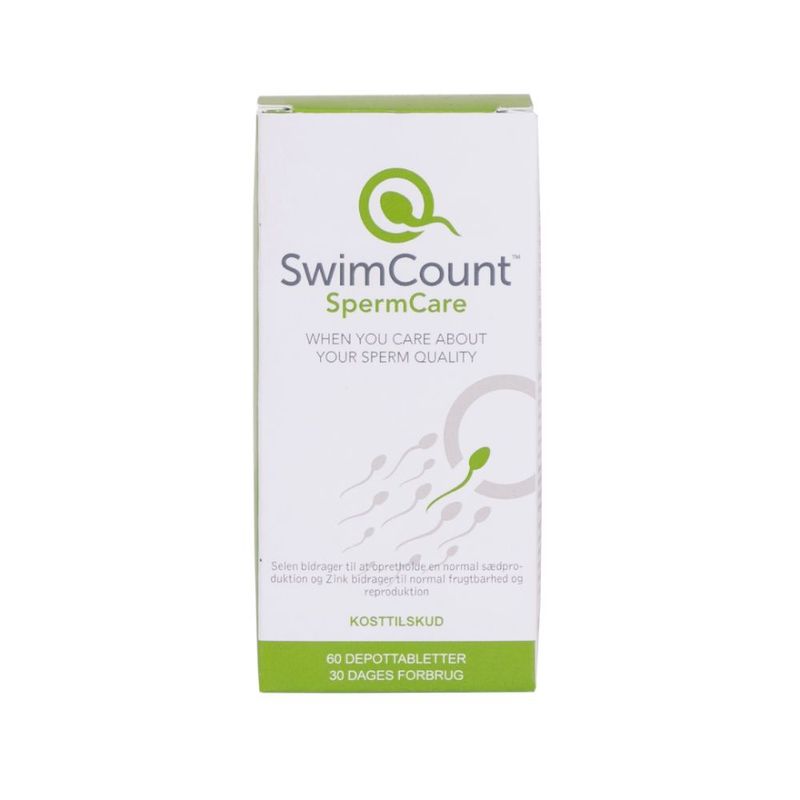 SwimCount SpermCare kosttilskudd (1 måneds bruk) 60 tabl