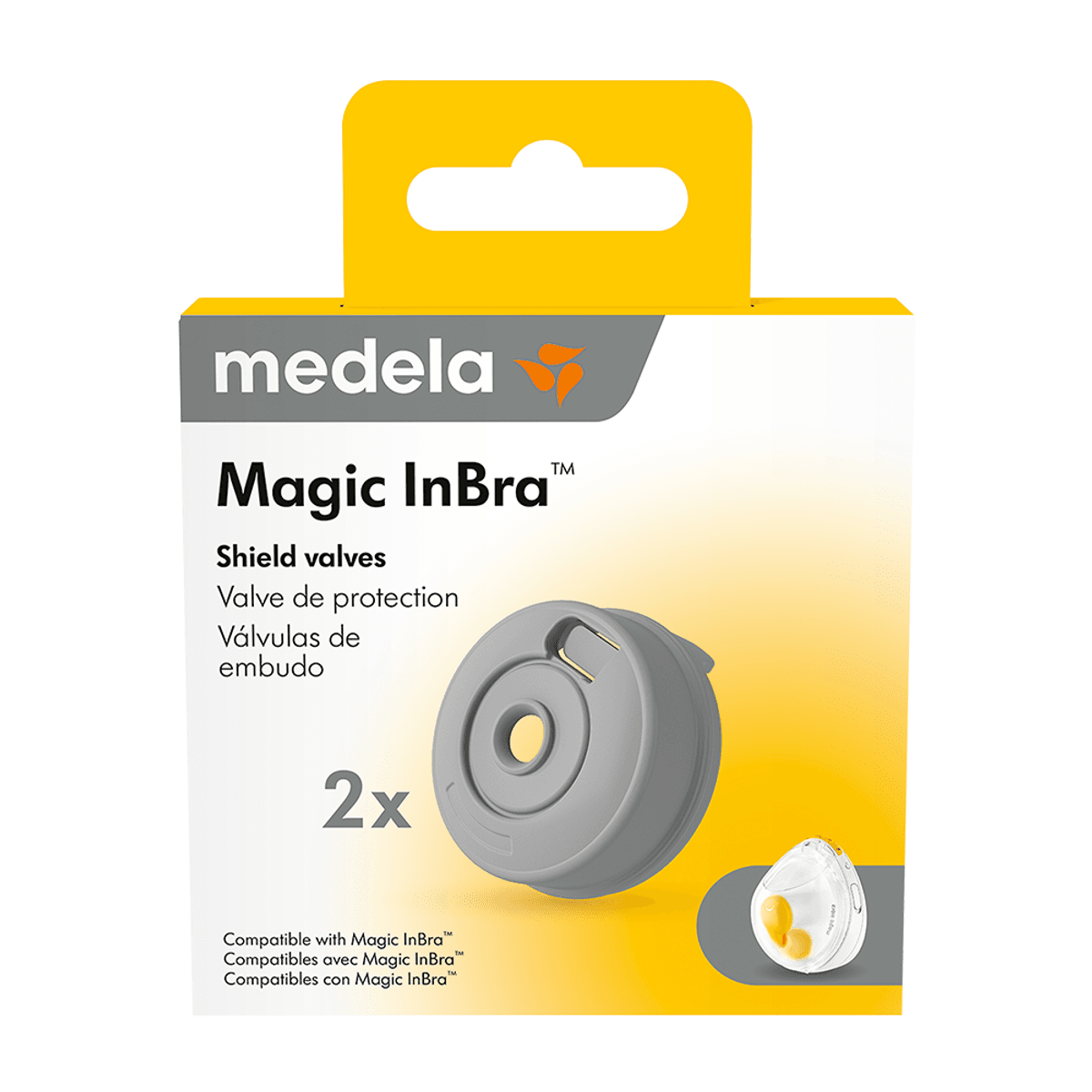 Medela Magic InBra traktventiler, 2stk