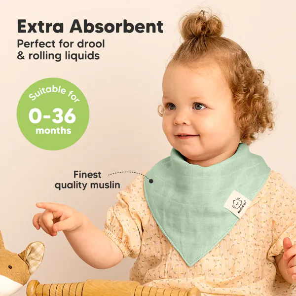 Hovedbilde KeaBabies - Muslin Smekker 8 pk