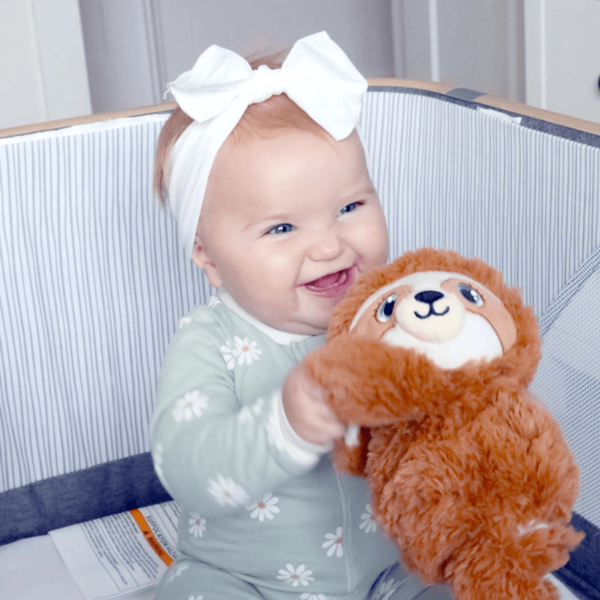 Shusher Sloth - Dovendyr med lydmaskin for baby