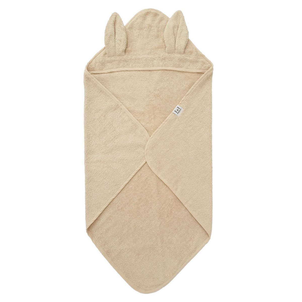 Summerville Badehåndkle med hette og ører, økologisk, sandshell