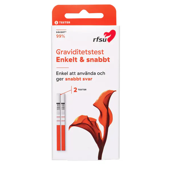 Hovedbilde Rfsu Graviditetstest strimmel - 2pk
