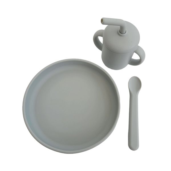 Hovedbilde Summerville Organic spisesett i 3 deler, silver ...
