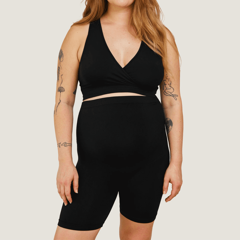 Carriwell Maternity Support Shorts Recycled Black
