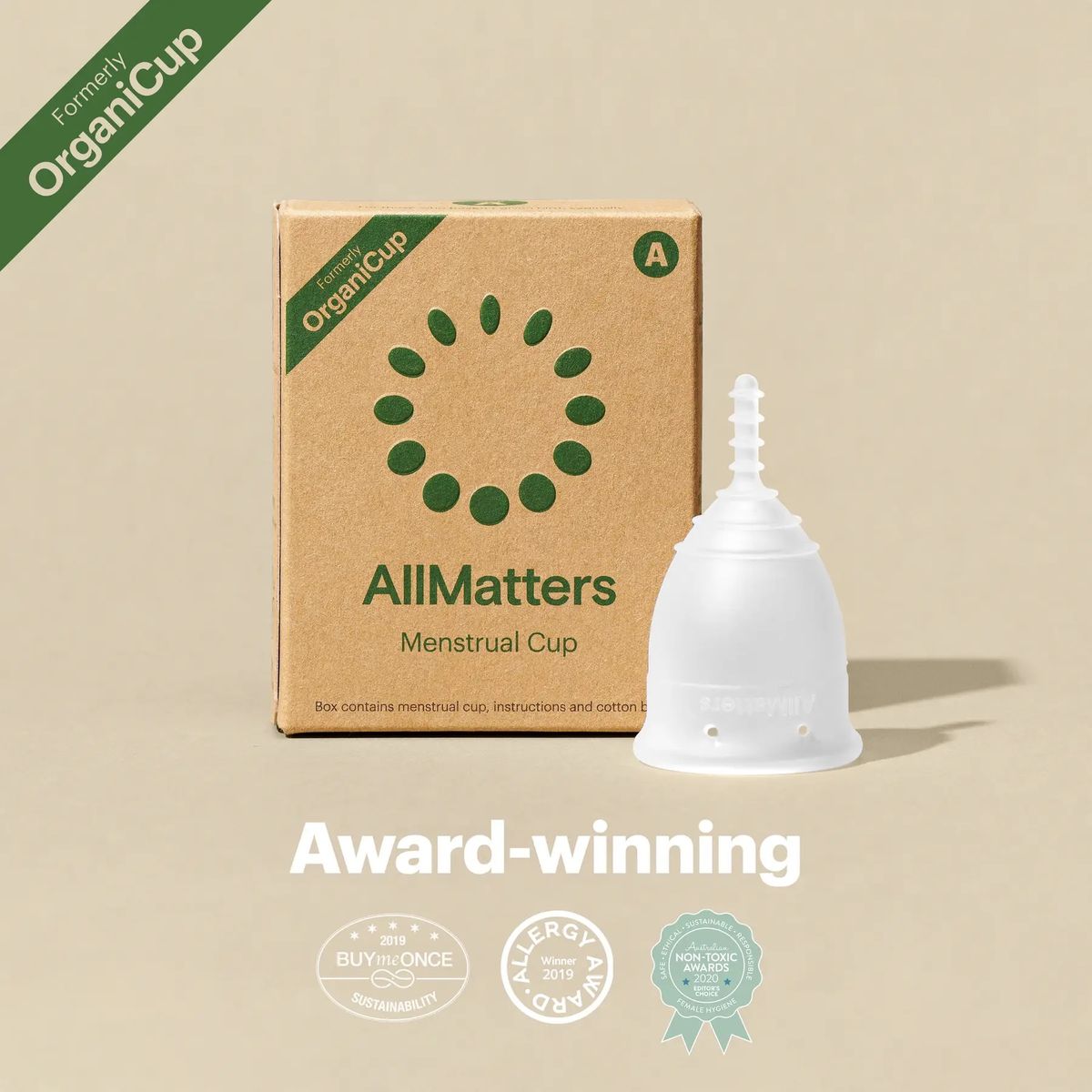 Allmatters menskopp Str. A, transparent
