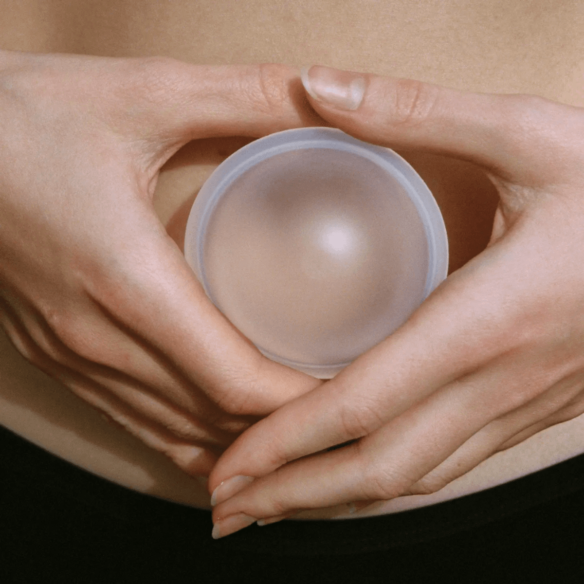 Allmatters menskopp disk, transparent