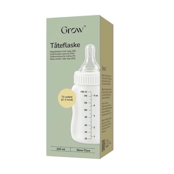 Hovedbilde Grow Tåteflaske, komplett, 150ml, Slow Flow