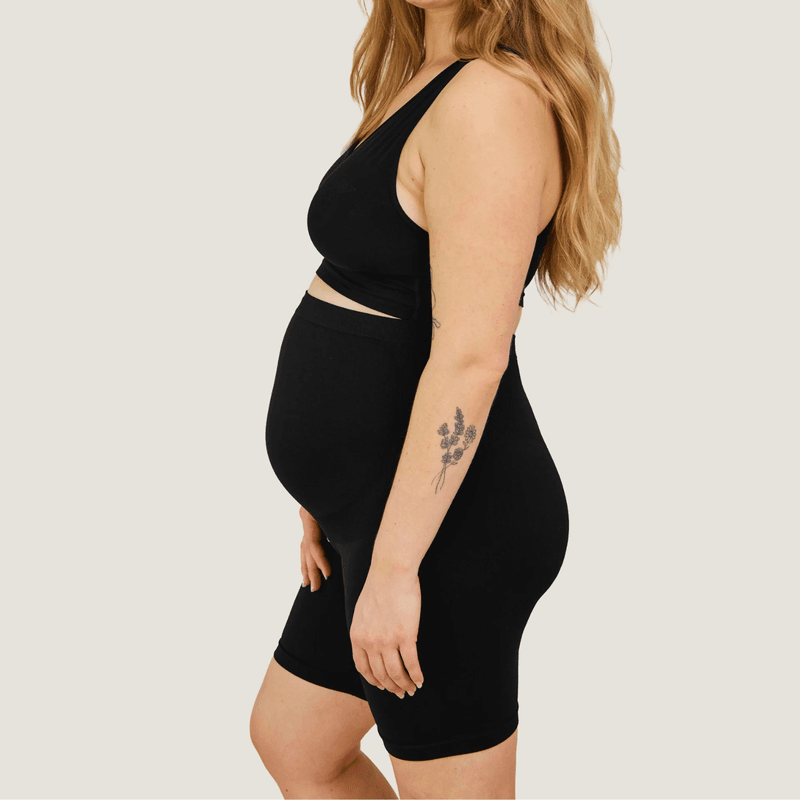 Carriwell Maternity Support Shorts Recycled Black