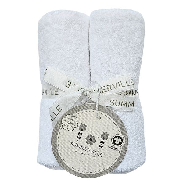 Hovedbilde Summerville Organic Stellehåndklær, 2pk, Hvit