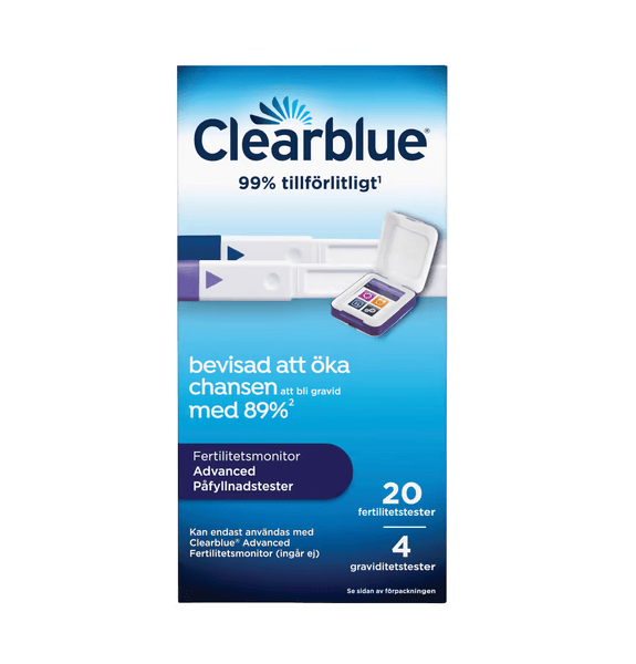 Hovedbilde Clearblue testpinner til fertility monitor
