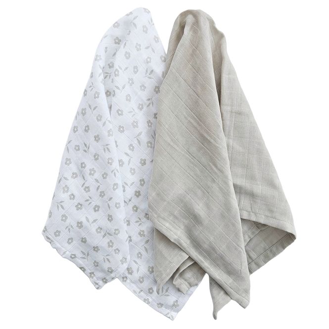 Hovedbilde Summerville Organic Muslin Gulpekluter, 2-pk, ...
