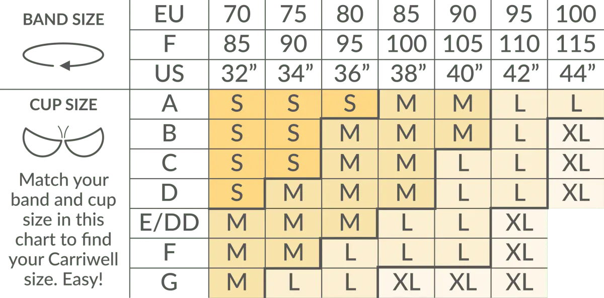 Carriwell Seamless Maternity AmmeBH, svart