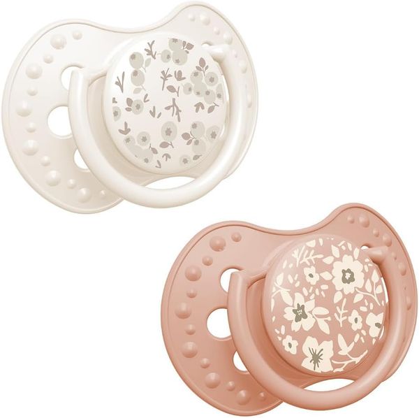 Hovedbilde LOVI Silicone Dynamic Soother 0-6m, 2stk, Blossom ...