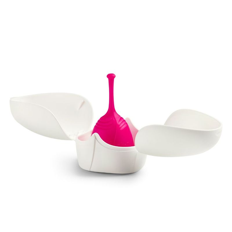 Medintim Tulipa Menskopp med oppbevaringsboks Fuchsia - 1pk