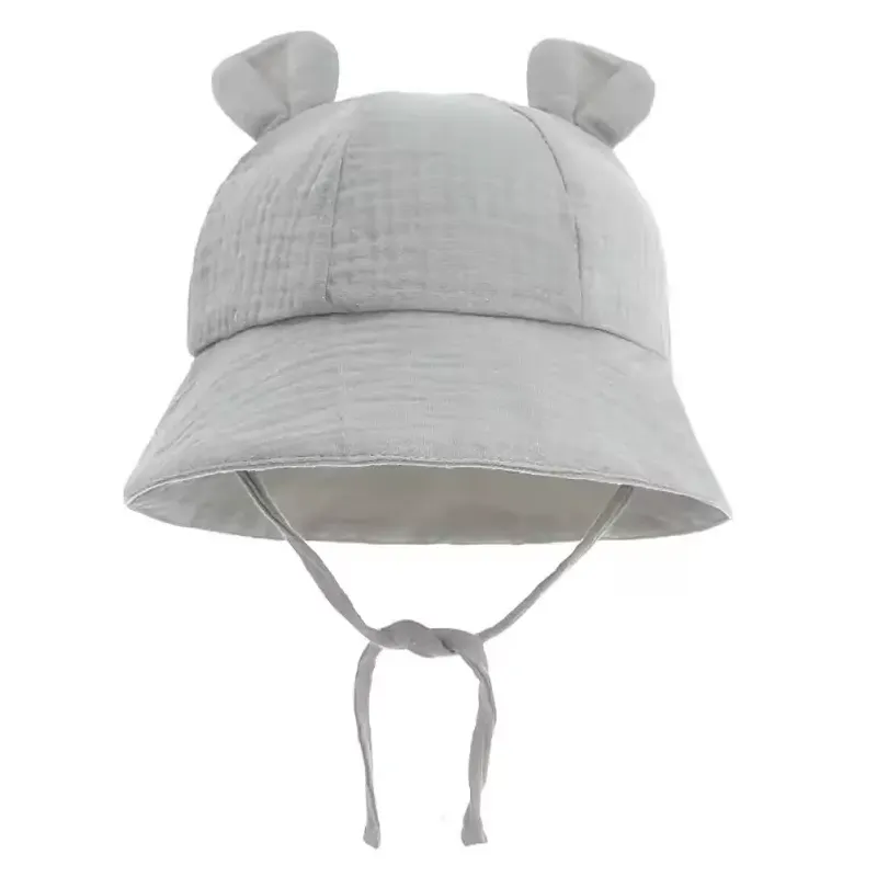 Rammelaartje - Solhatt for barn - Grey 